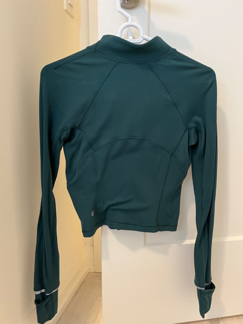 Lululemon It's Rulu Ribbed Cropped Half Zip - Picture 8 of 9